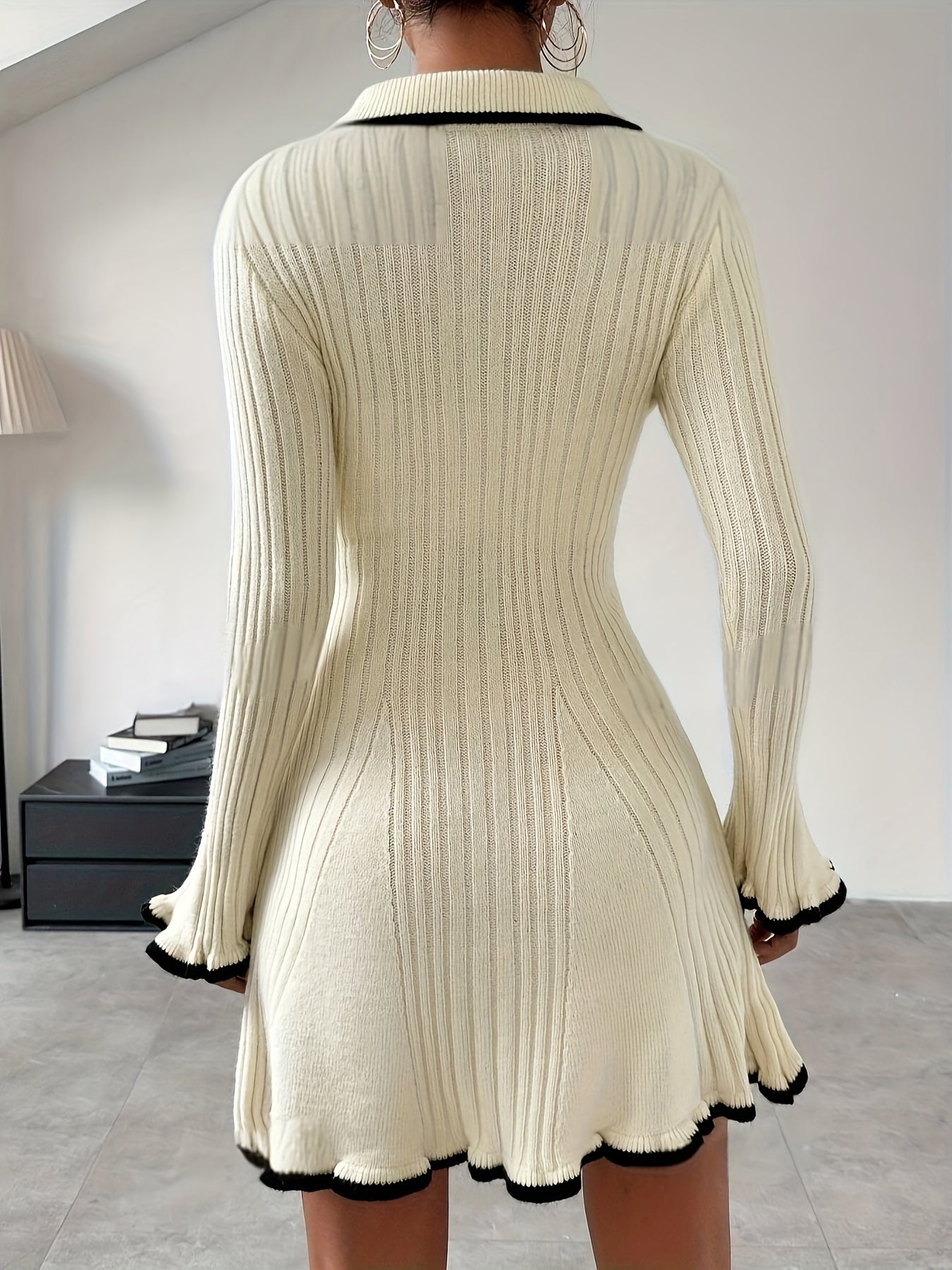 Amaia | Abito in maglia con rouches